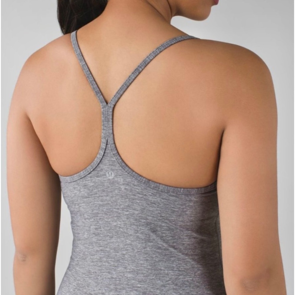 Lululemon Luon Power Y Tank Grey
